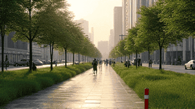 How Reflective Pavements and Green Spaces Reduce City Temperatures